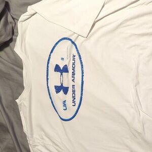 White Under Armour Logo Shirt